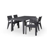 סט שולחן פוטורה ו-6 כסאות איביזה - כתר