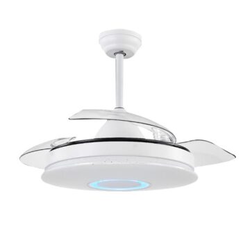 מאוורר תקרה חכם עם רמקול TUYA BT LED הומקס Homex HF-42