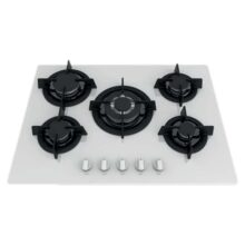 כיריים גז 5 להבות זכוכית לבן מולר Muller ML-7030GW רק 499 ₪