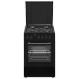 תנור משולב גז 50 שחור פירלס Peerless PR 5005 BL רק 1049 ₪