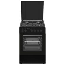 תנור משולב גז 50 שחור פירלס Peerless PR 5005 BL רק 1049 ₪