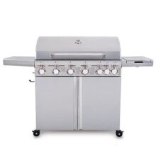 גריל גז 6 מבערים עם כירת צד סונאב Sonab KYQ-6S רק 1399 ₪